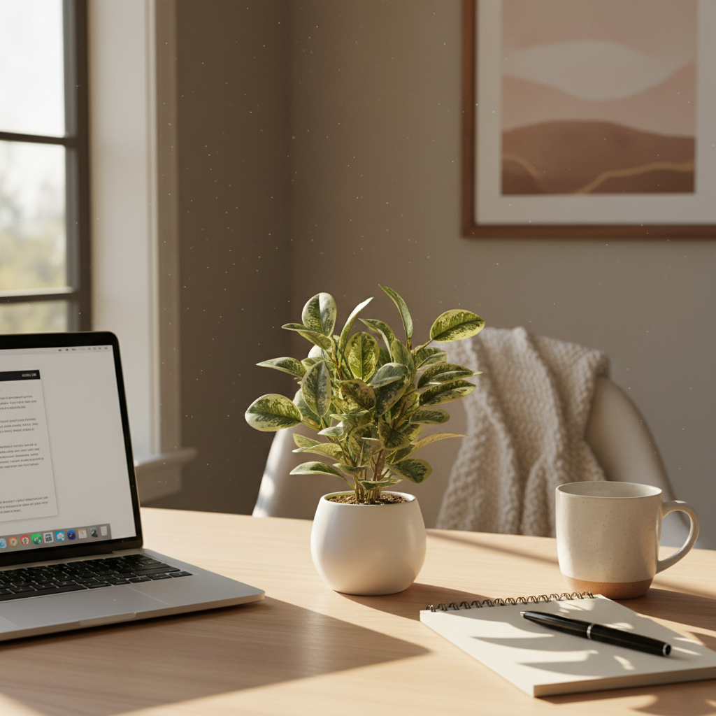 Beyond "Just Green": What Really Matters When Choosing Faux Potted Plants for Your Office Desk or Tabletop