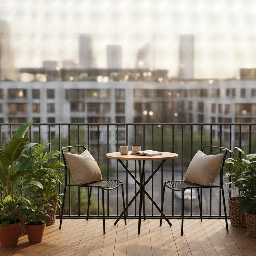 Small Space, Big Impact: How to Use UV Block Balcony Fence Privacy Screens in Compact Outdoor Areas