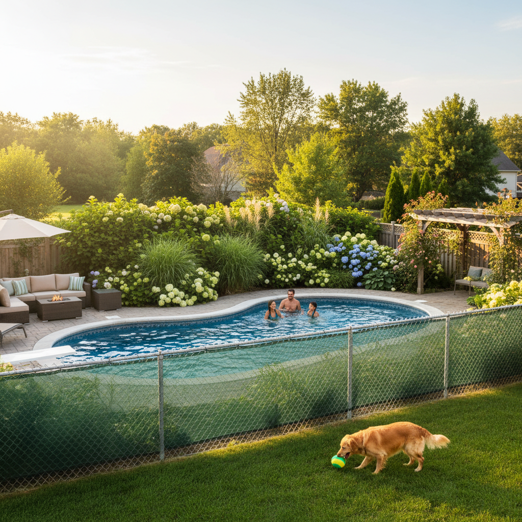 Balcony Fence Privacy Screen for Backyard Pool: What Actually Works in Open-Yard Situations