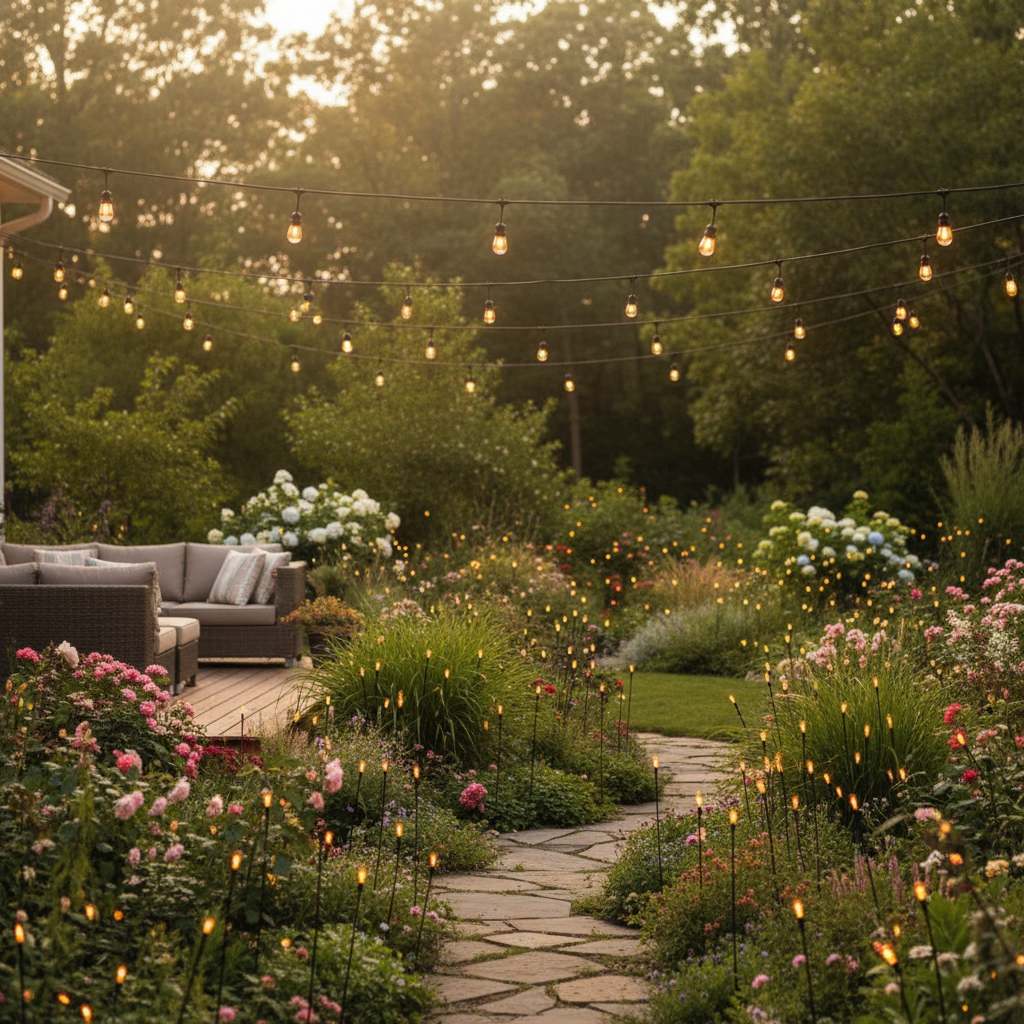Solar Firefly Garden Lights in Your Decorative Yard: A Room-by-Room Guide to Transforming Outdoor Spaces with Whimsical Glow