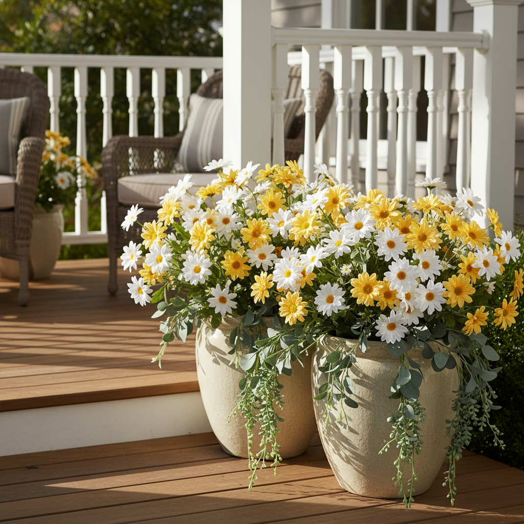 UV Resistant Artificial Flowers for Outdoor Planters Sizing Decoded: How to Pick the Right Fade Protection for Window Boxes, Porch Pots, and Raised Garden Beds