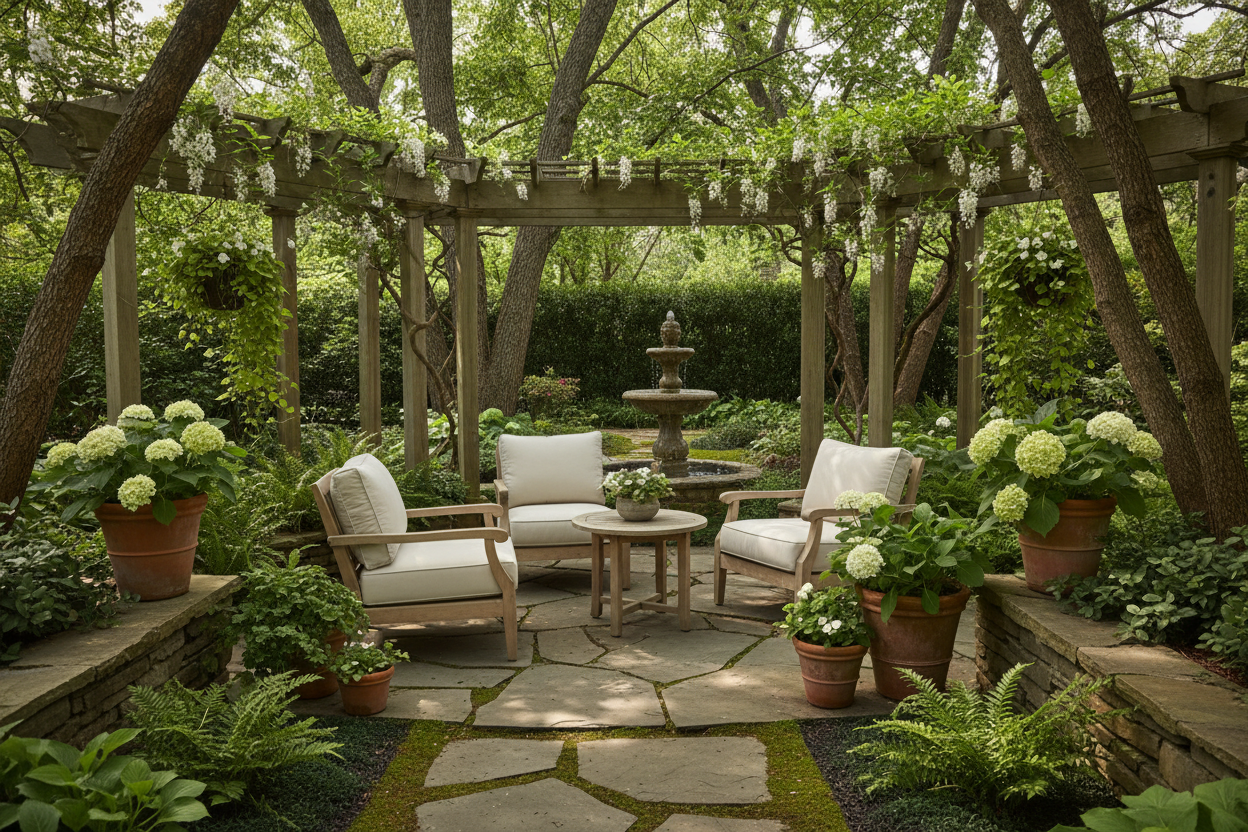How to Create a Calm and Relaxing Garden Space at Home