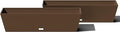Veradek Pure Series Window Box Planter - Long Rectangular Planter for Indoor or Outdoor Windowsill/Balcony | Durable All-Weather Use with Drainage Holes | Modern Decor for Herbs, Small Plants, Flowers