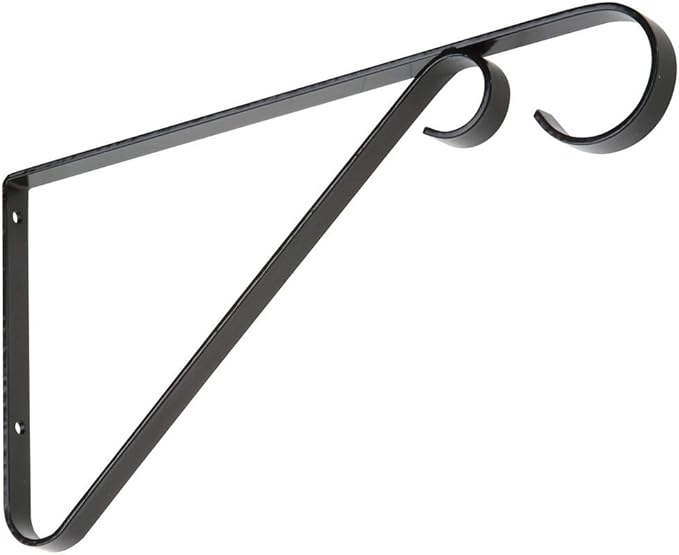 National Hardware N274-563 V2653 Plant Bracket in Black,9 Inch