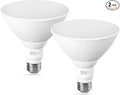 PAR38 Outdoor Flood Light Bulbs, LED Flood Light Bulb Warm White 3000K, 100W Equivalent, 1050LM, Dimmable E26 Base for Porch Garage Yard, 2 Pack