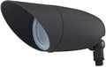 Nuvo 62/1207 One Light 12.2-Inch LED Landscape Floodlight, 12W/120V, 3000K/1240 Lumens, Dark Gray