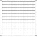 AC Infinity Grow Tent Trellis Netting 4x4', Heavy-Duty Elastic Plant Net with Steel Hooks, Flexible Hydroponics Support for Grow Tents, Gardening, and Horticulture