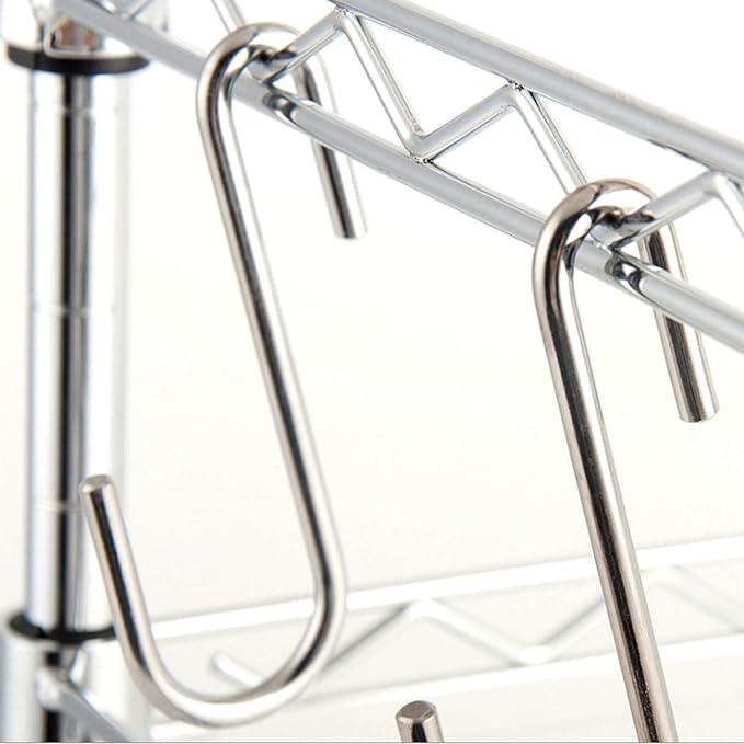 30 Pack Heavy Duty S Hooks Pan Pot Holder Rack Hooks Hanging Hangers S Shaped Hooks for Kitchenware Pots Utensils Clothes Bags Towels Plants -4 Inch