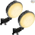 LED Barn Light 2Packs, 150W 20000LM Yard Area Lights Dusk to Dawn Outdoor Lighting with Photocell 3000K Warm White Adjustable Angle IP66 Waterproof Street Lights for Security/Farmhouse/Garage