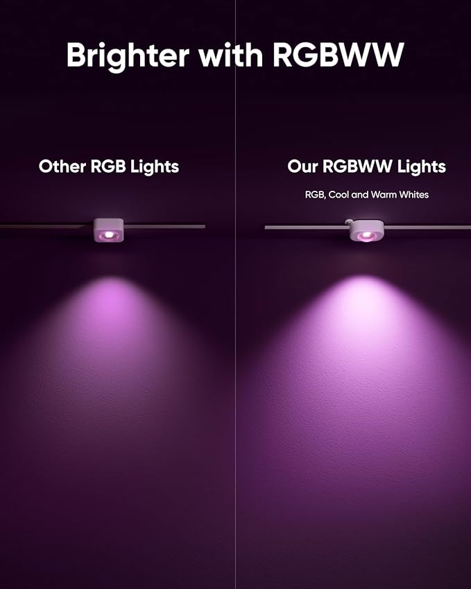 eufy Permanent Outdoor Lights E22, 100ft with 60 Triple-LED Lights, Smart RGBWW, Daily and Holiday, Up to IP67 Waterproof, AI Lighting Themes for Halloween, Christmas, Links with Cameras, Black