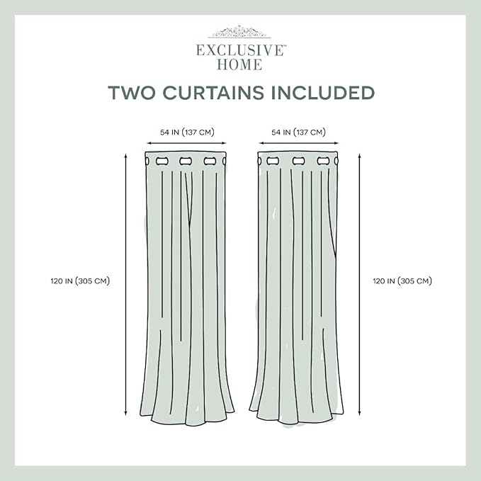 Exclusive Home Cabana Solid Indoor/Outdoor Light Filtering Hook-and-Loop Tab Top Curtain Panel Pair, 54"x96", Mecca Orange