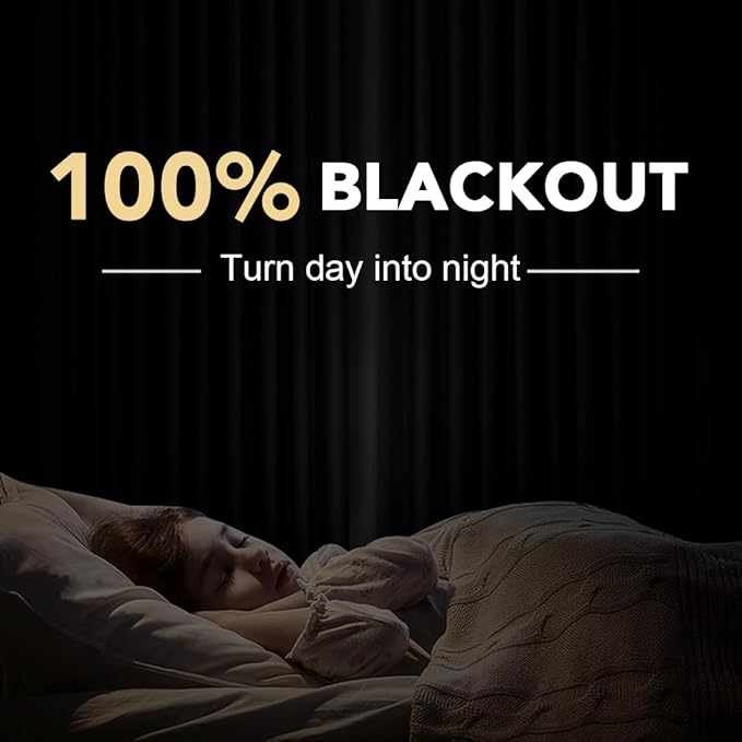 H.VERSAILTEX Linen Curtains 100% Blackout Curtains for Bedroom 54 inch Long Full Light Blocking Nature Linen Blended Window Curtains for Living Room Nickel Grommet (2 Panels, Heathered Baby Pink)