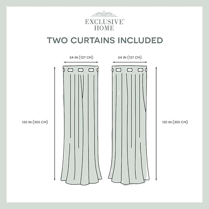 Exclusive Home Cabana Solid Indoor/Outdoor Light Filtering Hook-and-Loop Tab Top Curtain Panel Pair, 54"x63", White