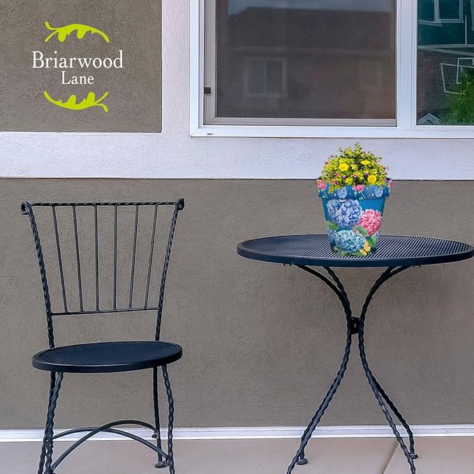Briarwood Lane Colorful Hydrangeas Small Planter