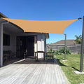 SUNNY GUARD Custom Size 9'x10' Peach Fuzz Sun Shade Sail Rectangle UV Block Shade for Backyard Yard Patio Deck Garden(Customized)