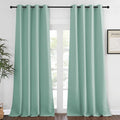NICETOWN Bedroom Curtain Room Darkening Drapery 102 inches Length - Home Fashion Thermal Insulated Grommet Room Darkening Curtain for Living Room (Aqua Blue, 1 Panel, 52 x 102 inches)