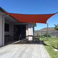 SUNNY GUARD Custom Size 19'x22' Rectangle Terra Red UV Block Sunshade for Backyard Yard Deck Patio Garden Outdoor Activities and Facility(Customized)