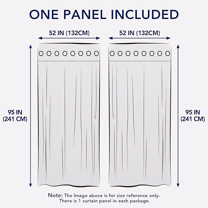 PureFit Outdoor Curtains for Patio Waterproof Weatherproof, UV Resistant Outside Curtains for Gazebo, Front Porch, Pergola, Sun Blocking Privacy Curtain, 52W x 95L inch, 1 Panel, Camel