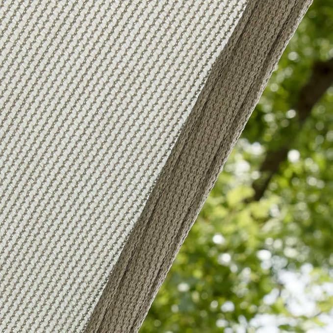 Amgo 10' x 10' x 14' Grey Right Triangle Sun Shade Sail UPF50+ Canopy Awning AGSLT, 95% UV Blockage, Water & Air Permeable, 200GSM Heavy Duty Commercial and Residential (We Make Custom Sizes)