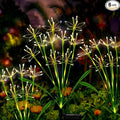 Solar Garden Lights Outdoor: Waterproof 6-Pack DIY Decorative Firework Lights with 2 Modes for Yard Patio Pathway Outside Fairy Decor - Christmas Gifts for Women Mom Mothers Day, Warm White