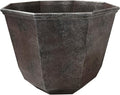 Classic Home and Garden Shaina Planting Pots - Lightweight Indoor & Outdoor Plant Pots - UV-Resistant Resin Flower Pots - Pot Planters for Flowers & Herbs (15” Northern Lights)