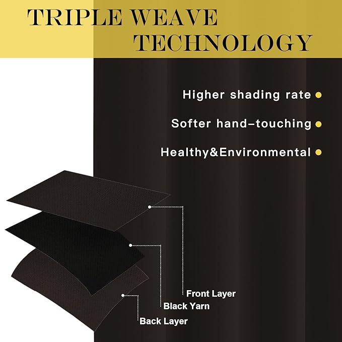 NICETOWN Drapes for Sliding Glass Door - Thermal Insulated Door Blinds, Patio Door Curtains, Vertical Blinds for Window (Toffee Brown, 100 inches x 84 inches)