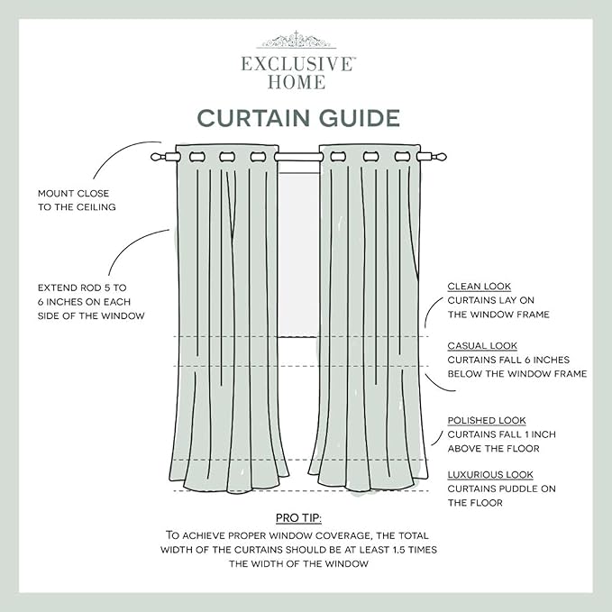 Exclusive Home Cabana Solid Indoor/Outdoor Light Filtering Hook-and-Loop Tab Top Curtain Panel Pair, 54"x132", White
