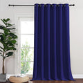 NICETOWN Navy Blue Blackout Curtains for Bedroom 95 Inch Length - Thermal Insulated Room Darkening Privacy Grommet Window Drapes for Boys Room, Set of 1 Panel, 80 x 95 Inch