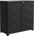 Outdoor/Indoor Storage Box,Resin and Plastic Storage Cabinet Waterproof,Outdoor Cabinet for Patio/Garden/Balcony/Backyard/All Room(with 2 Shelves)-Black