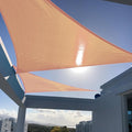 SUNNY GUARD Custom Size 6'x6'x8.5' Peach Fuzz Sun Shade Sail Right Triangle UV Block Shade for Backyard Yard Patio Deck Garden(Customized)