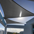 SUNNY GUARD Custom Size 8'x12'x14.4' Graphite Grey Sun Shade Sail Triangle UV Block Shade for Backyard Yard Patio Deck Garden(Customized)