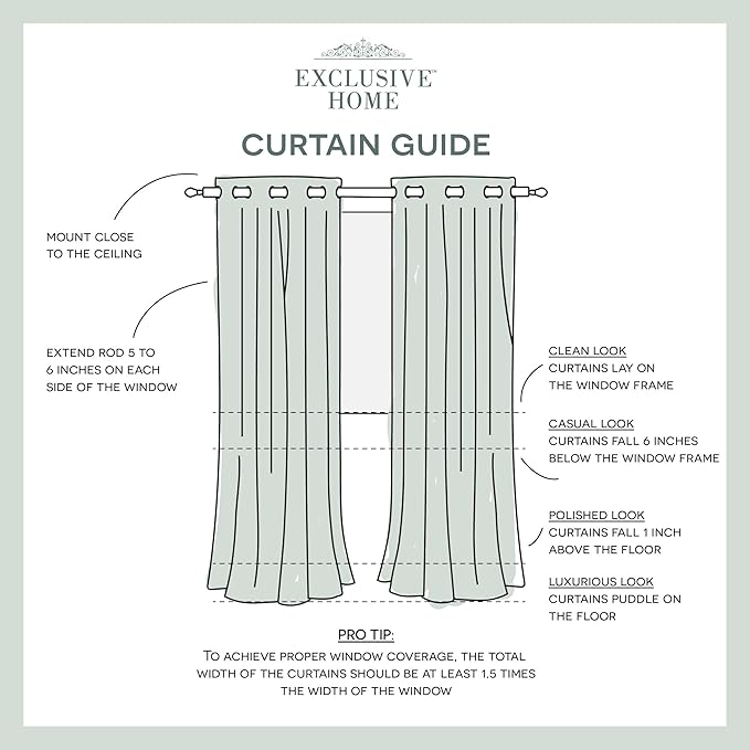 Exclusive Home Cabana Solid Indoor/Outdoor Light Filtering Hook-and-Loop Tab Top Curtain Panel Pair, 54"x120", Cloud Grey