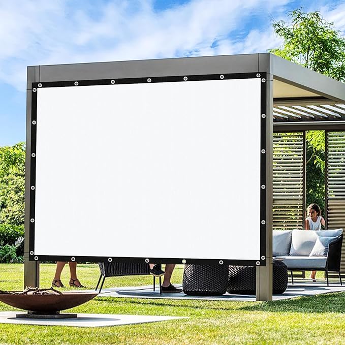 Artpuch Outdoor Pergola Shade Cover 9' X 11' Sun Shade Cloth with Grommets, 90% UV Protection Canopy Patio Privacy Screen (Customized Available) GN107, White