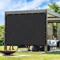 Artpuch Outdoor Pergola Shade Cover 9x16 FT Sun Shade Cloth with Grommets Black 90% UV Protection Canopy Patio Privacy Screen (Customized Available)