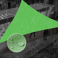 SUNNY GUARD Waterproof Sun Shade Sail 12'x14'x18.4' Lemon Green Right Triangle UV Block Sunshade for Backyard Yard Deck Patio Garden Outdoor Activities and Facility(Customized)