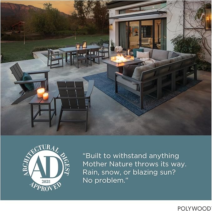 POLYWOOD Presidential Rocking Chair in Slate Grey