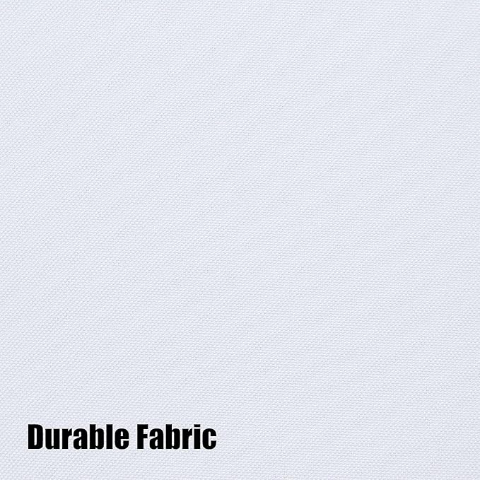 BONZER Outdoor Curtains for Patio Waterproof, Premium Thick Privacy Weatherproof Grommet Outside Curtains for Porch, Gazebo, Deck, 1 Panel, 54W x 84L inch, White