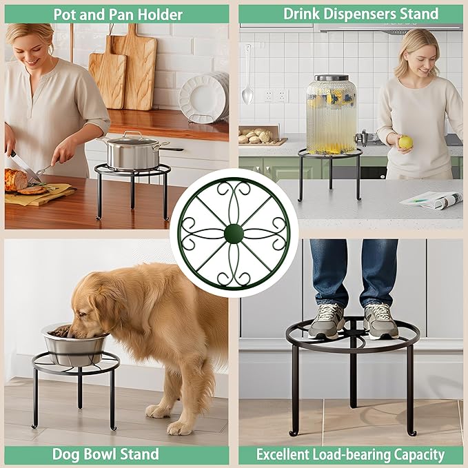 5-Pack Metal Plant Stand Indoor Outdoor Decoration Small Plant Holders for Home Flower Pot Holder Stand for Multiple Plants