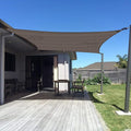 SUNNY GUARD Custom Size 12'x28' Rectangle Brown UV Block Sunshade for Backyard Yard Deck Patio Garden Outdoor Activities and Facility(Customized)