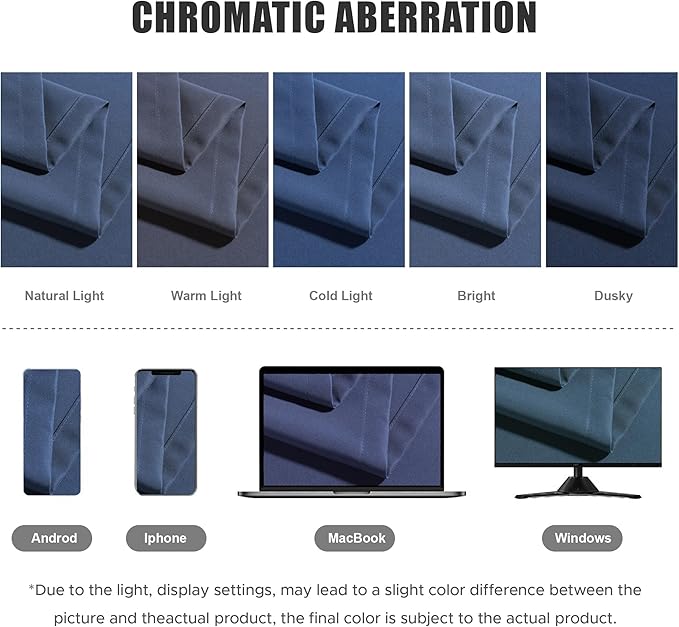 BONZER Outdoor Curtains for Patio Waterproof Thick Privacy Grommet Light Filtering Outside Curtains for Porch Pergola Gazebo Deck, 1 Panel, 54W x 120L inch, Navy