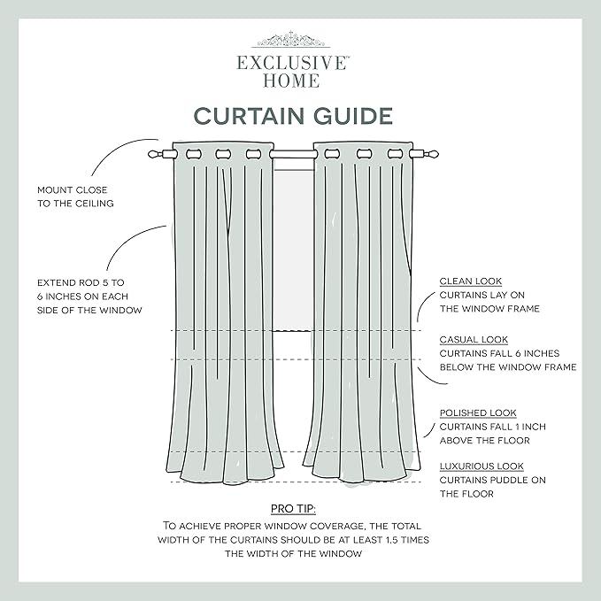 Exclusive Home Canopy Stripe Indoor/Outdoor Grommet Top Curtain Panel, 54"x84", Teal / White, Set of 2
