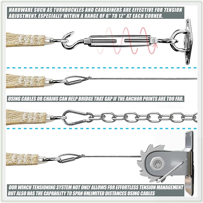 Amgo Custom Size 12' x 22' x 25.1' Beige Right Triangle Sun Shade Sail Order to Make Canopy Awning UPF50+ AGSLT, 95% UV Blockage, Water & Air Permeable, 200GSM Commercial Standard (We Customize)