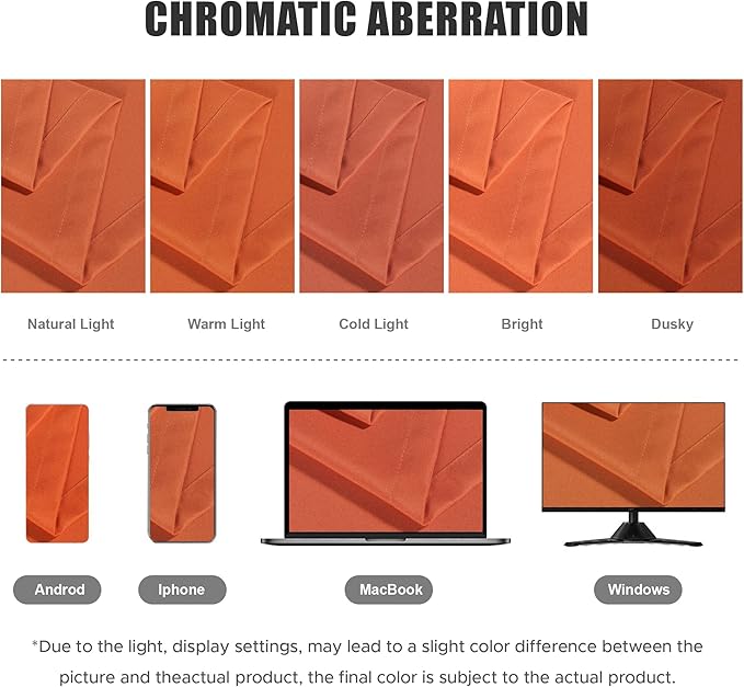 BONZER Waterproof Outdoor Curtains for Patio Porch Pergola Cabana Light Filtering Privacy Grommet Indoor Curtain Panels for Bedroom Living Room, 1 Panel, 84W x 120L inch, Mecca Orange