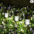 SOLPEX Solar Garden Lights Outdoor, 6 Color 12 Pack Stainless Steel Led Pathway Lights,Halloween/Christmas Solar Decorative，Christmas Decor for Patio, Lawn, Yard,Landscape and Walkway