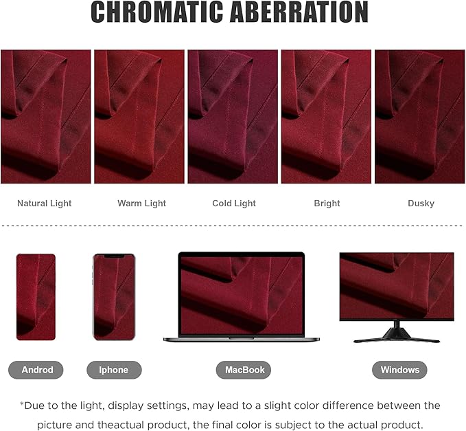 BONZER Outdoor Curtains for Patio Water Resistant Heavy Privacy Light Filtering Grommet Outside Curtains for Porch, Pergola, Gazebo, 1 Panel, 54W x 95L inch, Red