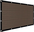 Mocha Sun Shade Cloth,Pergola Shade Cover with Reinforced Grommets,90% Shade Fabric Fence Privacy Screen Balcony,Pergola Shade Cover Canopy Garden Carport Porch Deck Patio Shade Cover,6x12FT
