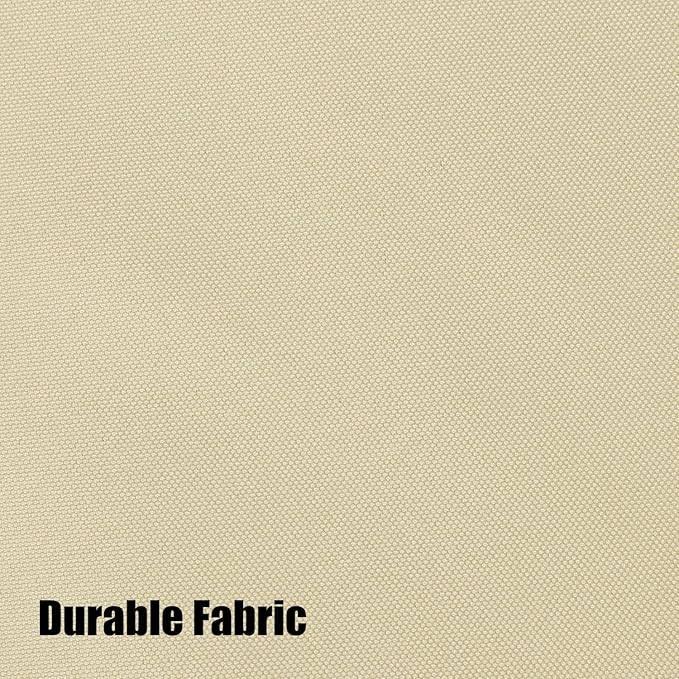 BONZER Outdoor Curtains for Patio Waterproof Thick Privacy Grommet Light Filtering Outside Curtains for Porch Pergola Gazebo Deck, 1 Panel, 84W x 108L inch, Cream