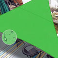LOVE STORY Right Triangle 16'x16'x22.6' Waterproof Sun Shade Sail Canopy UV Block for Outdoor Patio Backyard Carport,Fruit Green(We Make Custom Size)