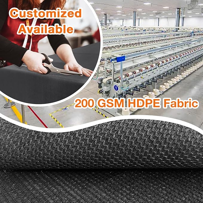 Artpuch Outdoor Pergola Shade Cover 6x14 FT Sun Shade Cloth with Grommets Dark Grey 90% UV Protection Canopy Patio Privacy Screen (Customized Available)