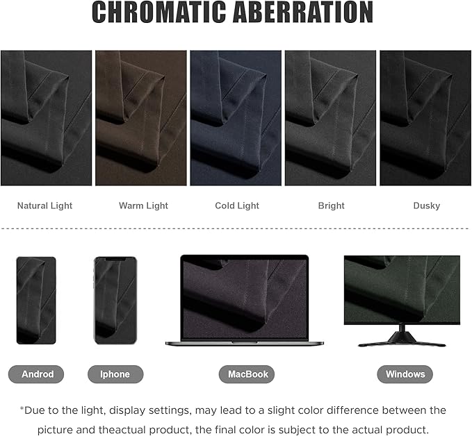 BONZER Outdoor Curtains for Patio Water Resistant Heavy Privacy Light Filtering Grommet Outside Curtains for Porch, Pergola, Gazebo, 1 Panel, 54W x 108L inch, Charcoal
